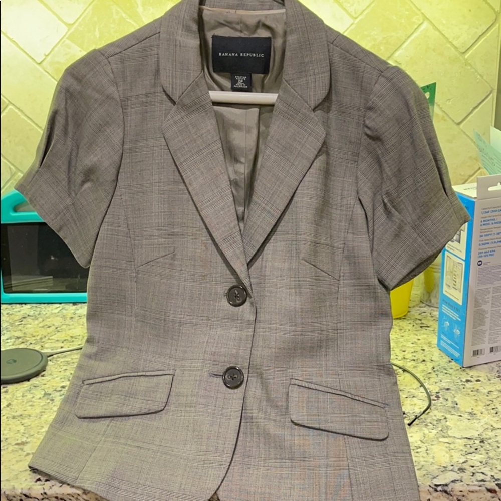 Banana republic short sleeve jacket